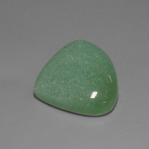 Aventurine vert naturelle en forme de poire, 21,21 ct, opaque