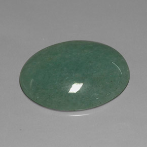 Aventurine Vert naturelle Coupe ovale, 23.78 ct, Opaque