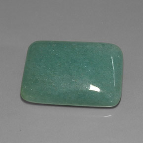 Aventurine Vert naturelle Baquette, 30.87 ct, Opaque