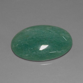 Aventurine Vert naturelle Coupe ovale, 23.34 ct, Opaque