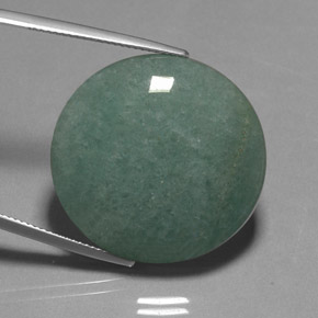 Aventurine vert naturelle coupe ovale, 40,01 ct, opaque