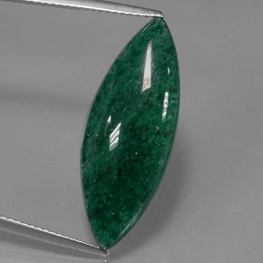Aventurine vert naturelle marquise, 9,56 ct, translucide