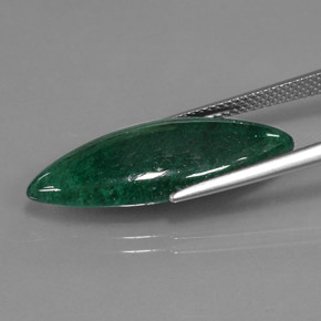 Aventurine vert naturelle marquise, 9,56 ct, translucide