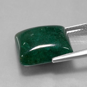 Aventurine Vert naturelle Carré, 11.40 ct, Translucide