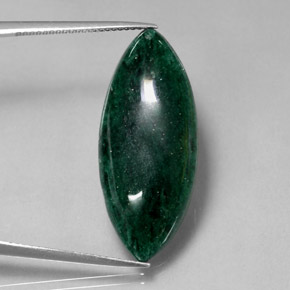 Aventurine vert naturelle transparent, 18,21 ct, transparent / translucide