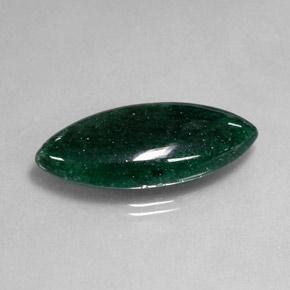 Aventurine vert naturelle transparent, 18,21 ct, transparent / translucide