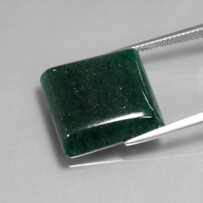 Aventurine Vert naturelle Carré, 19.54 ct, Translucide