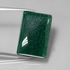 Aventurine vert naturelle baguette, 20,33 ct, translucide