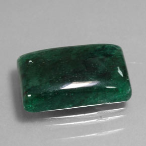 Aventurine Vert naturelle Baquette, 11.84 ct, Opaque