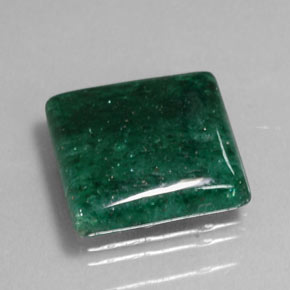 Aventurine Vert naturelle Carré, 9.74 ct, Opaque
