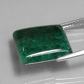 Aventurine Vert naturelle Carré, 9.74 ct, Opaque