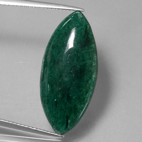 Aventurine vert naturelle marquise, 11,17 ct, opaque