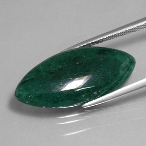 Aventurine vert naturelle marquise, 11,17 ct, opaque