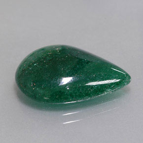 Aventurine Vert naturelle En forme de poire, 9.81 ct, Translucide
