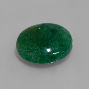 Aventurine Vert naturelle Coupe roude, 12.28 ct, Translucide