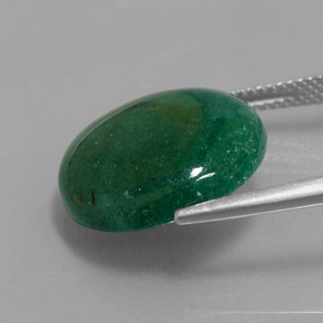 Aventurine Vert naturelle Coupe roude, 12.28 ct, Translucide