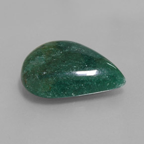 Aventurine Vert naturelle En forme de poire, 16.78 ct, Translucide