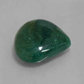 Aventurine Vert naturelle En forme de poire, 14.93 ct, Translucide