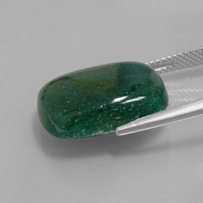 Aventurine vert naturelle coupe coussin, 13,91 ct, translucide