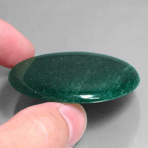 Aventurine Vert naturelle Coupe roude, 93.74 ct, Translucide