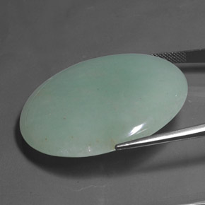 Aventurine Vert clair naturelle Coupe roude, 82.68 ct, Translucide