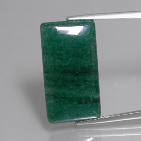Aventurine Vert naturelle Baquette, 12.79 ct, Translucide