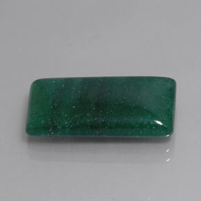 Aventurine Vert naturelle Baquette, 12.79 ct, Translucide