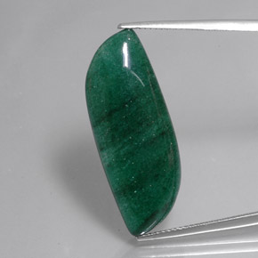Aventurine vert naturelle forme fantaisie, 18,67 ct, translucide