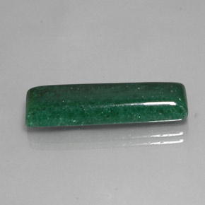 Aventurine vert naturelle baguette, 16,88 ct, translucide