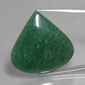Aventurine Vert naturelle En forme de poire, 49.57 ct, Translucide