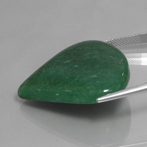 Aventurine Vert naturelle En forme de poire, 49.57 ct, Translucide