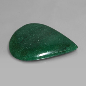 Aventurine Vert naturelle En forme de poire, 46.12 ct, Translucide