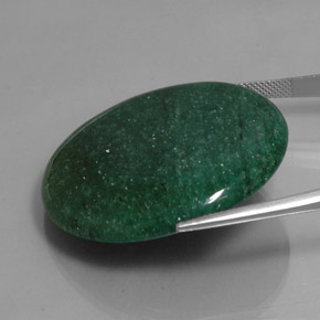 Aventurine Vert naturelle Coupe roude, 67.40 ct, Translucide