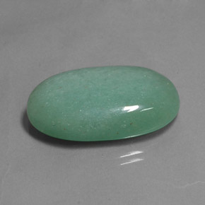 Aventurine Vert naturelle Coupe ovale, 33.49 ct, Opaque