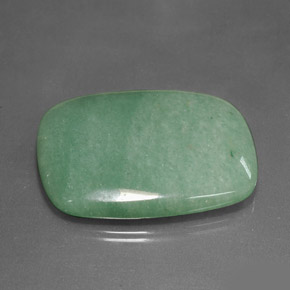 Aventurine Vert naturelle Coupe coussin, 125.05 ct, Opaque