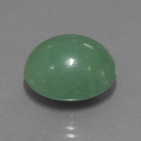 Aventurine vert naturelle coupe ovale, 17,82 ct, translucide
