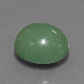 Aventurine Vert naturelle Coupe ovale, 18.83 ct, Translucide