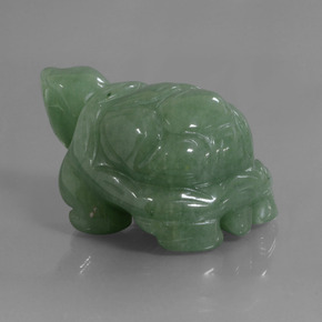 Aventurine vert naturelle forme fantaisie, 292,50 ct, opaque