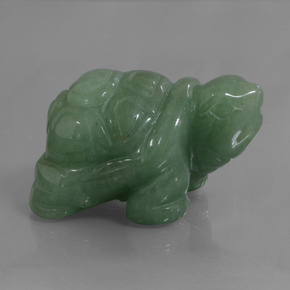Aventurine vert naturelle forme fantaisie, 325,36 ct, opaque