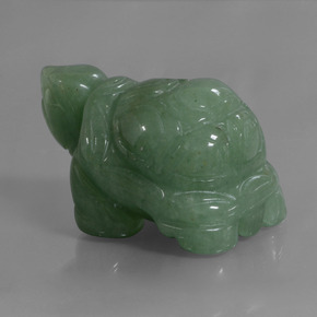 Aventurine vert naturelle forme fantaisie, 325,36 ct, opaque