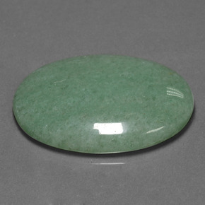 Aventurine Vert naturelle Coupe ovale, 88.68 ct, Opaque
