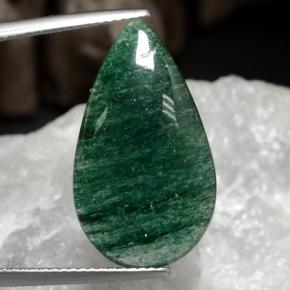 Aventurine Vert naturelle En forme de poire, 9.13 ct, Translucide