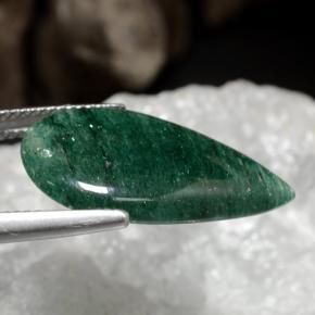Aventurine Vert naturelle En forme de poire, 9.13 ct, Translucide