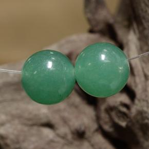 Achetez naturel 7.19ct Vert Aventurine gems, Sphère / Boule, En provenance Brésil chez GemSelect. En stock, livraison internationale!