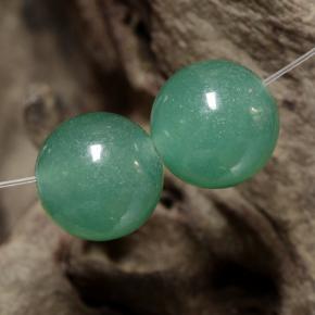 Achetez naturel 7.18ct Vert Aventurine gems, Sphère / Boule, En provenance Brésil chez GemSelect. En stock, livraison internationale!