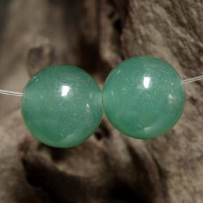 Achetez naturel 7.18ct Vert Aventurine gems, Sphère / Boule, En provenance Brésil chez GemSelect. En stock, livraison internationale!
