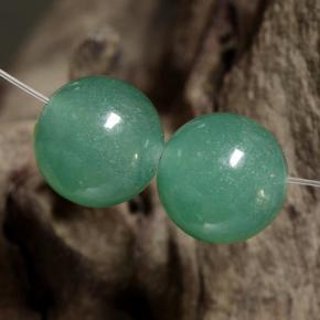 Achetez naturel 7.18ct Vert Aventurine gems, Sphère / Boule, En provenance Brésil chez GemSelect. En stock, livraison internationale!