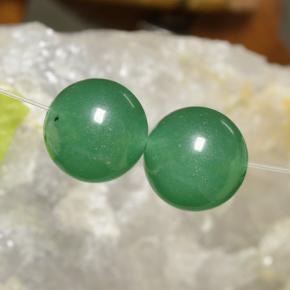 Achetez naturel 22.65ct Vert Aventurine gems, Sphère / Boule, En provenance Brésil chez GemSelect. En stock, livraison internationale!
