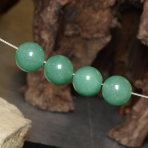 Achetez naturel 28.22ct Vert Aventurine gems, Sphère / Boule, En provenance Brésil chez GemSelect. En stock, livraison internationale!