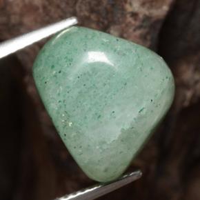Aventurine vert naturelle forme fantaisie, 16,88 ct, translucide
